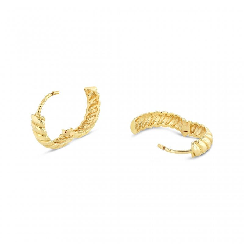 Flor Twisted Small Hoops